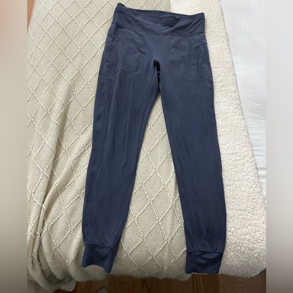 Dark Gray High-Waisted joggers - Picture 1 of 4